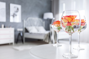Creative home decor with roses