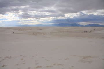 Fototapeta na wymiar White Sands Desert