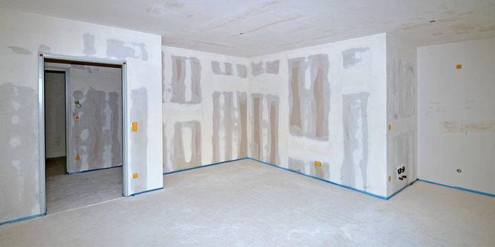 Verputzarbeiten, Innenausbau