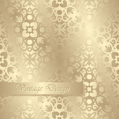 Template of seamless wallpaper. Pastel colors.  Vintage luxury design