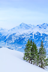 winter landscape.  winter background. mountains at winter