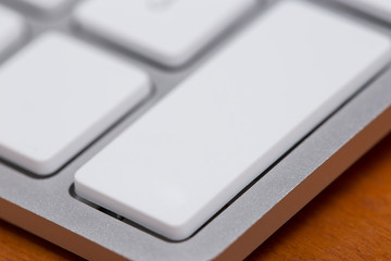 Close up of keyboard enter button