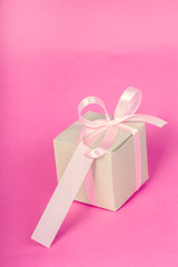 gift box with gift tag. valentines day