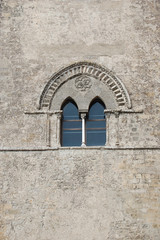 Naklejka premium old window of a castle