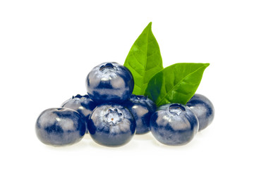 Blueberry isolated on white background
