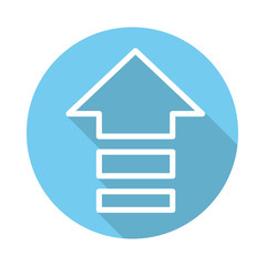 Long Shadow Pfeil Aufwärts