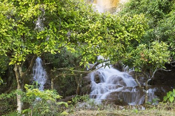 Thararak waterfall baan chedi kho, Mae sot, Tak, Thailand