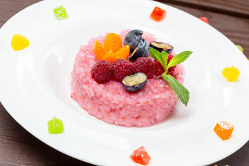 pink mochi japanese sweet rice treat