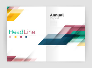 Set of business straight lines abstract backgrounds