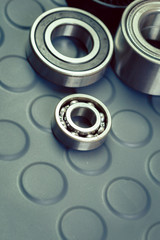 Set of steel ball bearings