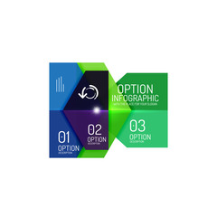 Infographic banner layouts