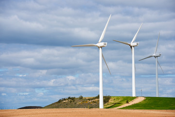 Fototapeta premium Wind energy concept