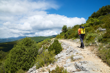Fototapeta na wymiar Hiking in Spain