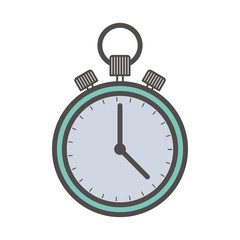 Chronometer icon. Healthy lifestyle fitness and sport theme. Isolated design. Vector illustration