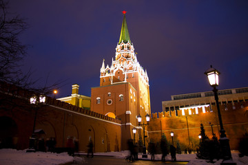 The historic city center of Moscow