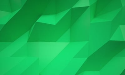 3d rendering triangle polygonal clean background illustration
