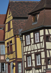 Colorful traditional french houses in Petite Venise, Colmar