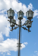 Fototapeta na wymiar Stylish city lamps