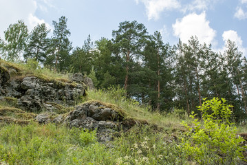 Fototapeta premium Rocky slope