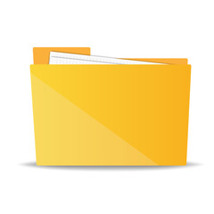 folder for papers. vector illustration