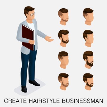 A Set Of Mens Hairstyles