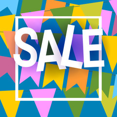 Special Offer Discount Big Sale Shopping Banner Flat Vector Illustration