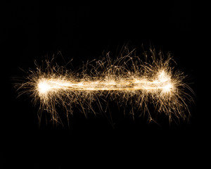 sparkler firework light dash, hyphen or minus mark