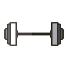 Weight icon. Healthy lifestyle fitness and sport theme. Isolated design. Vector illustration