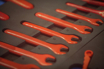 Wrenches tool box