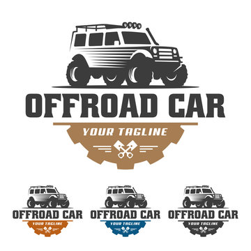off road car logo, offroad logo, suv car logo template, off-road