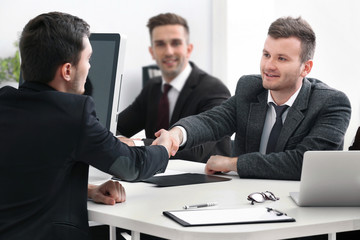 Business people working at office