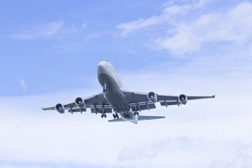 Jumbojet im Anflug