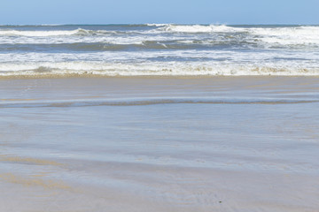 Waves and blue sky at Torres beach