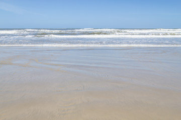 Waves and blue sky at Torres beach