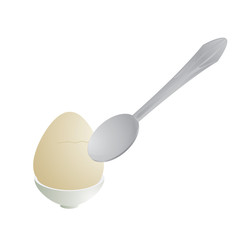 Egg with spoon