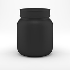 whey protein plastic jar
