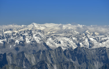 Naklejka premium LUFTBILD - Tiroler Alpen mit Groß Venediger