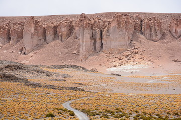 Landscape at Atacama desert in Chile