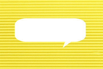 Torn yellow paper with space for your message. 