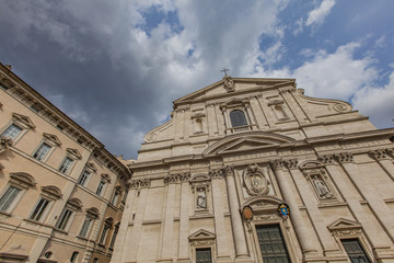 Fototapeta na wymiar Church of the Gesu in Rome
