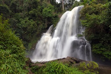 Fototapeta na wymiar Tropical waterfall in Thailand