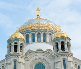 Naval Cathedral of Saint Nicholas in Kronstadt, Saint Petersburg, Russia