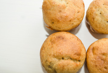 banana muffins freshly baked