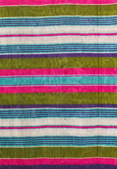 background from the tissue and textile bands with drawings and lines of different colors