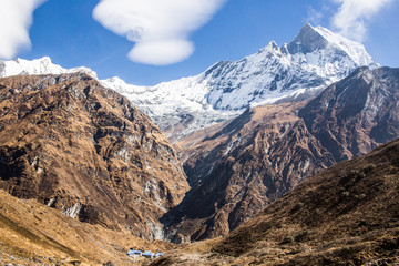 trekking to Annapurna base camp