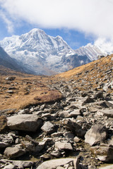 trekking to Annapurna base camp