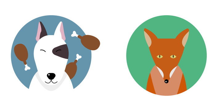 Dog and Fox