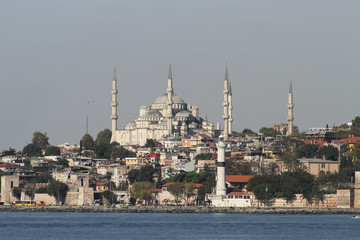Fototapeta na wymiar Sultanahmet Blue Mosque in Istanbul