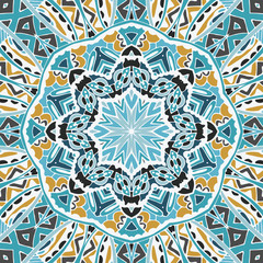 geometric abstrac  mandala pattern 