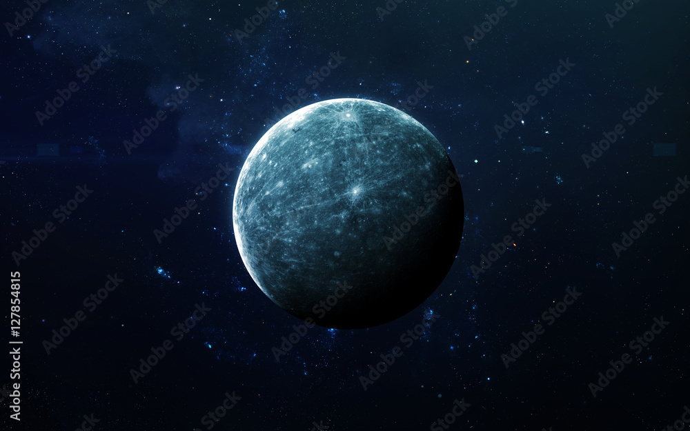 Canvas Prints mercury - high resolution beautiful art presents planet of the solar system. this image elements fur